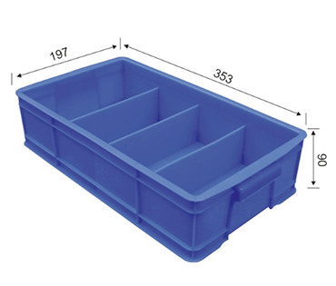 1#分格箱（长方形4格）
